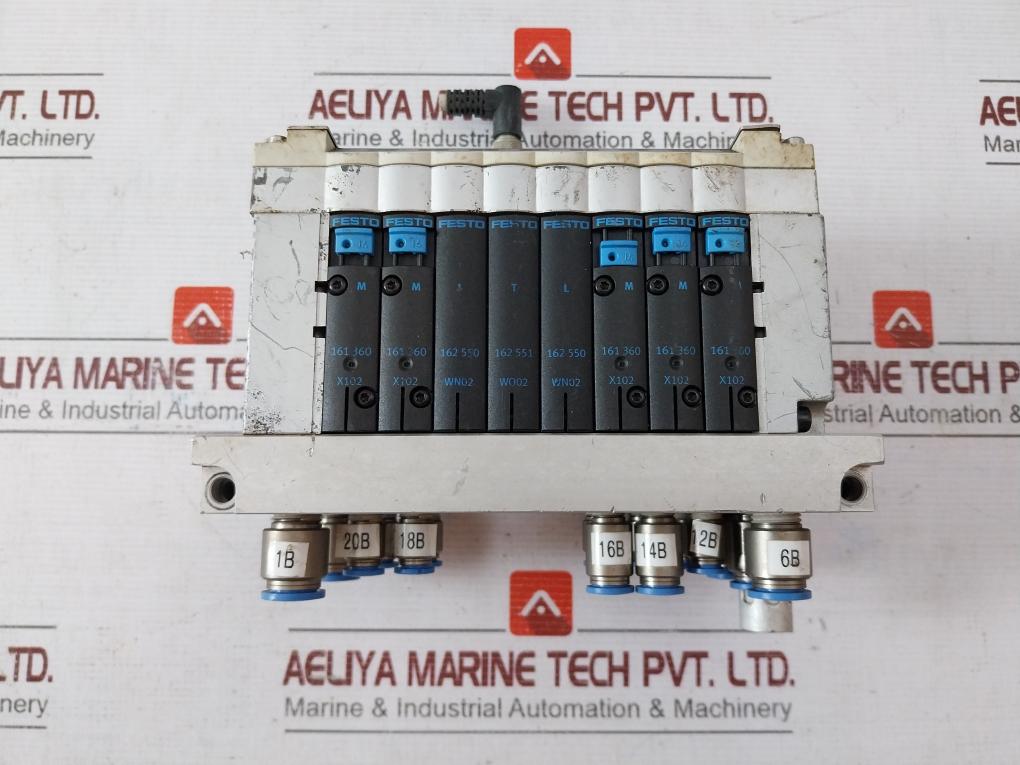 Festo Cpv14-vi Pneumatic Solenoid Valve Assembly 2-10 Bar