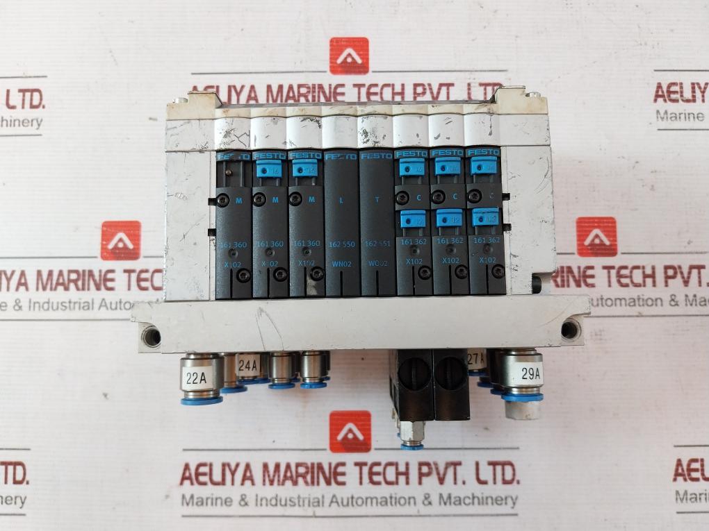 Festo Cpv14-vi Valve Terminal X202 P050026 3-8Bar Wo02 18262 X107 Wn02