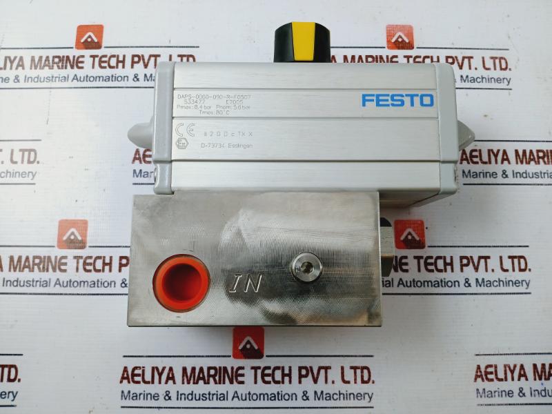 Festo Daps-0060-090-r-f0507 Semi Rotary Drive With Pressure Valve Xeachp26150