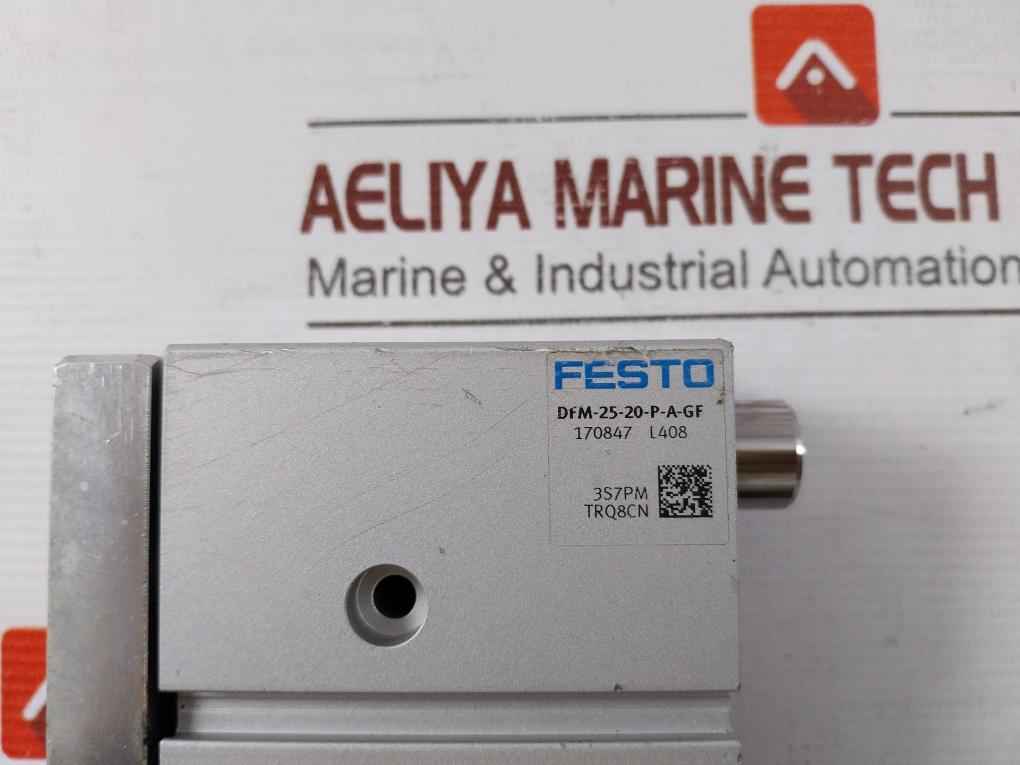 Festo Dfm-25-20-p-a-gf Pneumatic Guided Cylinder 170847