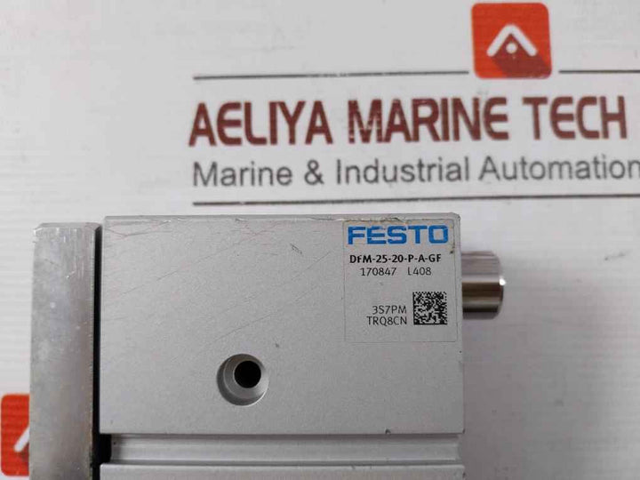 Festo Dfm-25-20-p-a-gf Pneumatic Guided Cylinder 170847