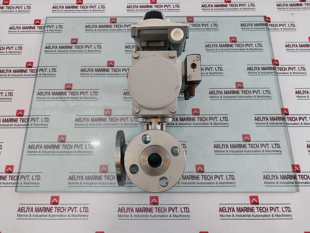 Festo DFPD-80-RP-90-RD-F0507 Rotary Actuator W/ Solenoid Valve, Switch Box