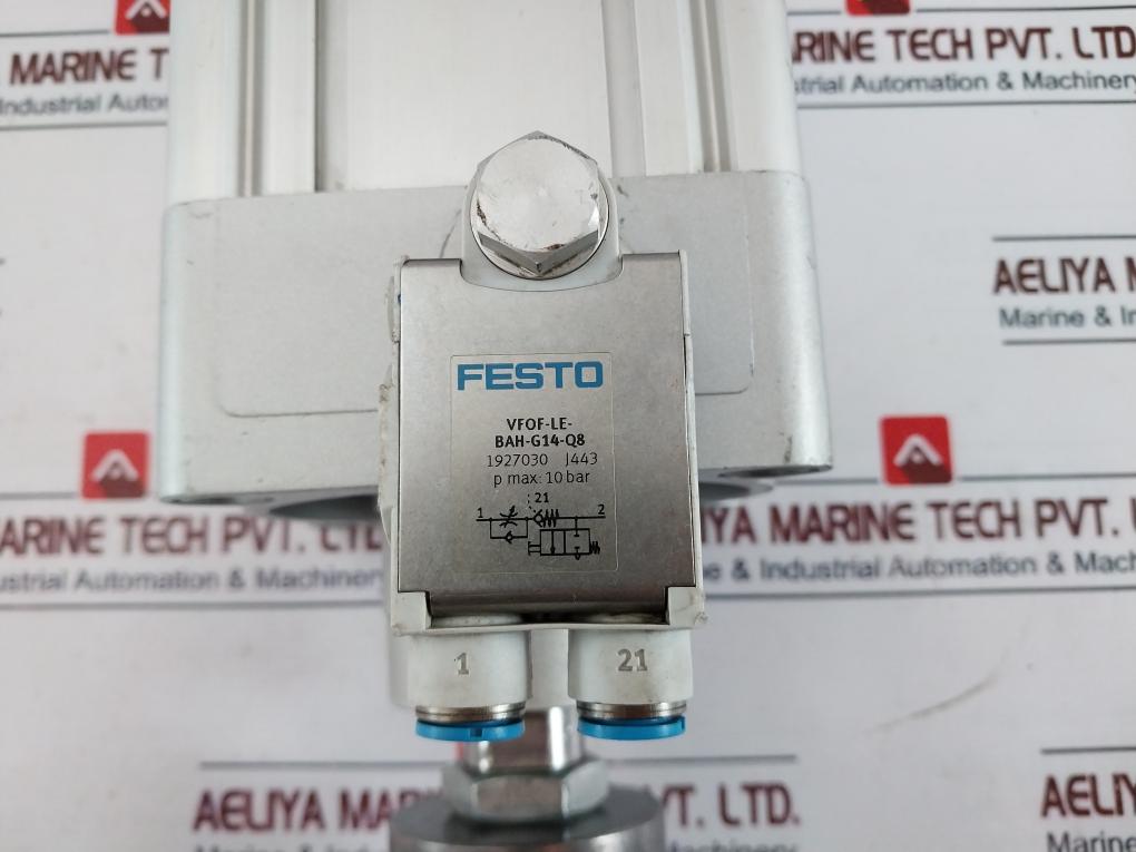 Festo DSBC-100-80-PPSA-N3 Pneumatic Cylinder VFOF-LE-BAH-G14-Q8