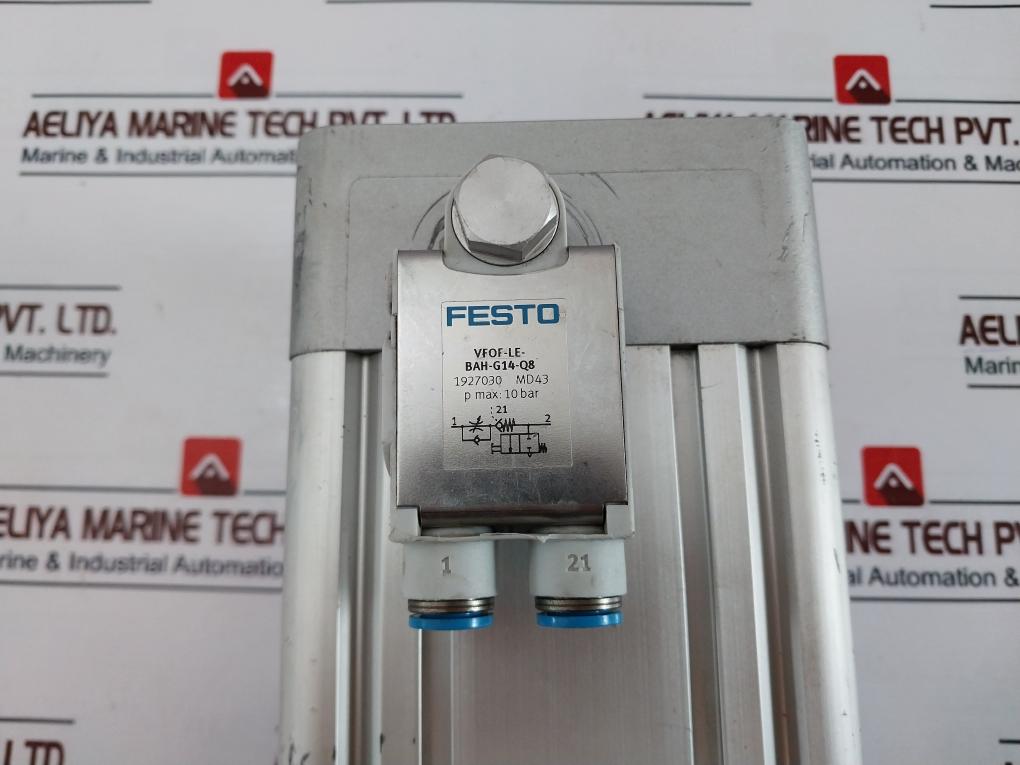 Festo DSBC-100-80-PPSA-N3 Pneumatic Cylinder VFOF-LE-BAH-G14-Q8