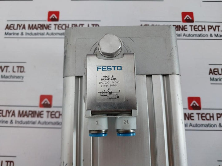 Festo DSBC-100-80-PPSA-N3 Pneumatic Cylinder VFOF-LE-BAH-G14-Q8