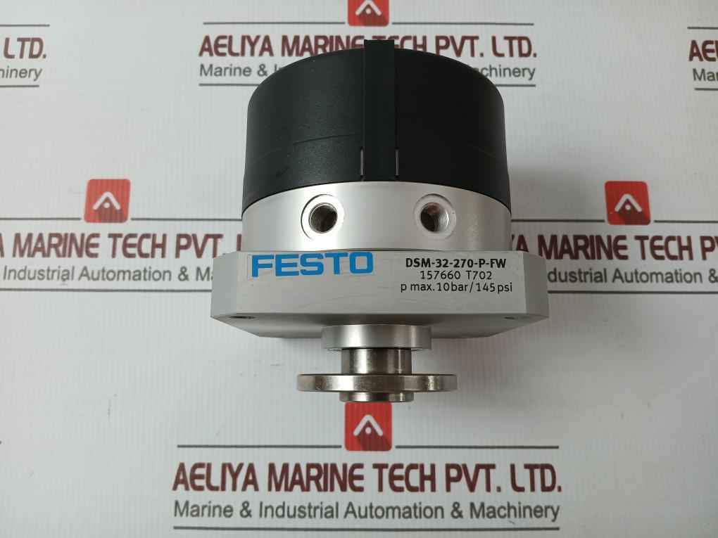 Festo Dsm-32-270-p-fw Pneumatic Swivel Module 10 Bar/145 Psi