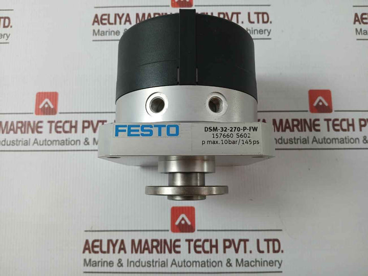 Festo Dsm-32-270-p-fw Pneumatic Swivel Module S602 10Bar/145 Psi