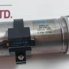 Festo Dsnu-32-250-ppv-a Round Cylinder 10 Bar