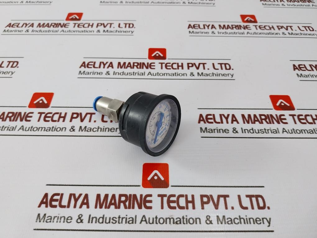 Festo FMA DIN EN 837-1 159597 H3 Flanged Pressure Gauge 0-16 BAR 0-232 PSI