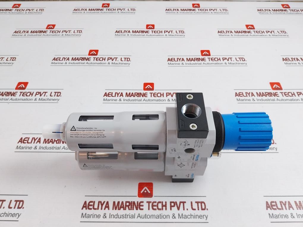 Festo Frc-1/2-midi-a-npt Filter Regulator 240Psi/1.6Mpa