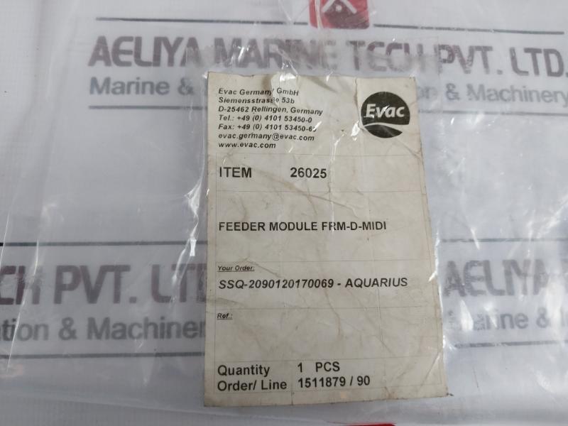 Festo Frm-d-midi Branching Feeder Module 240 Psi/1,6 Mpa