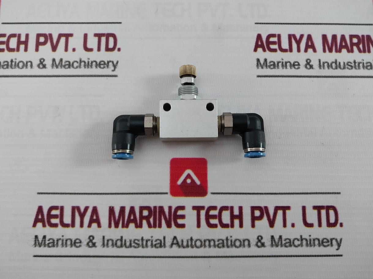 Festo Gro-1/8 B One-way Flow Control Valve 0-10Bar 0-145 Psi