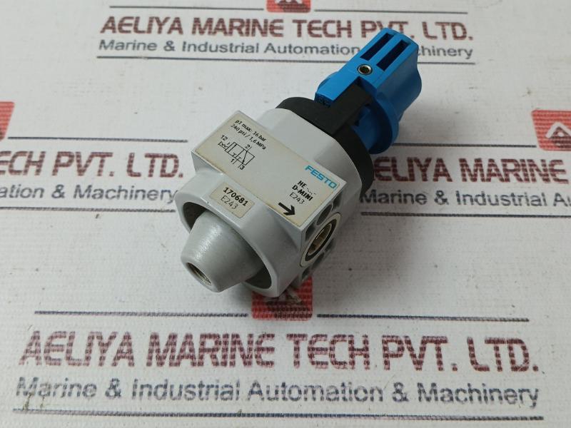 Festo He-…-d-mini On/Off Valve 240Psi/1,6 Mpa 16Bar E243
