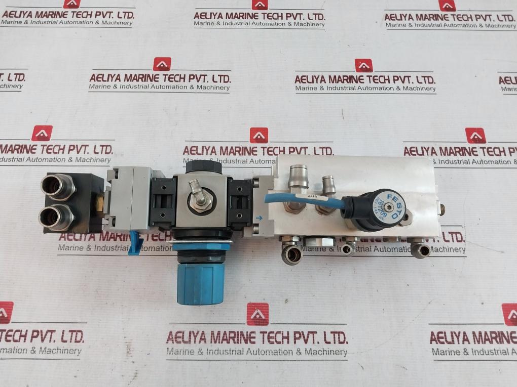 Festo Hea-m2-g1/2 Manual On-off Valve Sa-204137 S508 12Bar/174Psi 7Bar/100 Psi