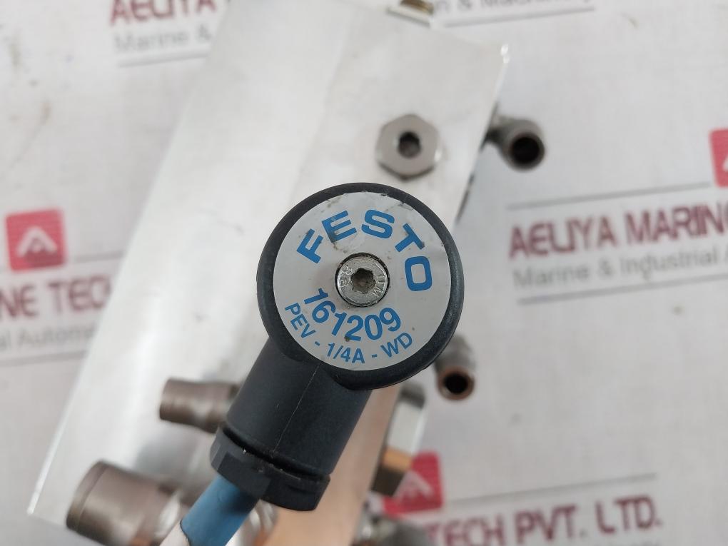Festo Hea-m2-g1/2 Manual On-off Valve Sa-204137 S508 12Bar/174Psi 7Bar/100 Psi