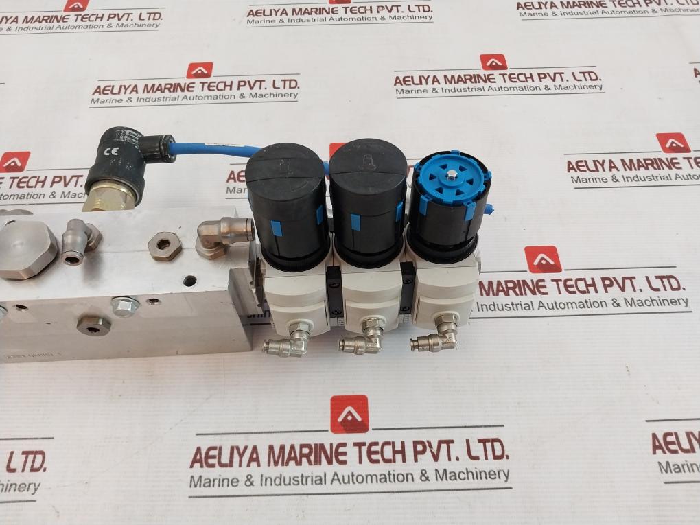 Festo Hea?M2?G1/2 Pneumatic Service?Unit Assy Air Prep Manifold Ms4?Lrb Pev?1/4A