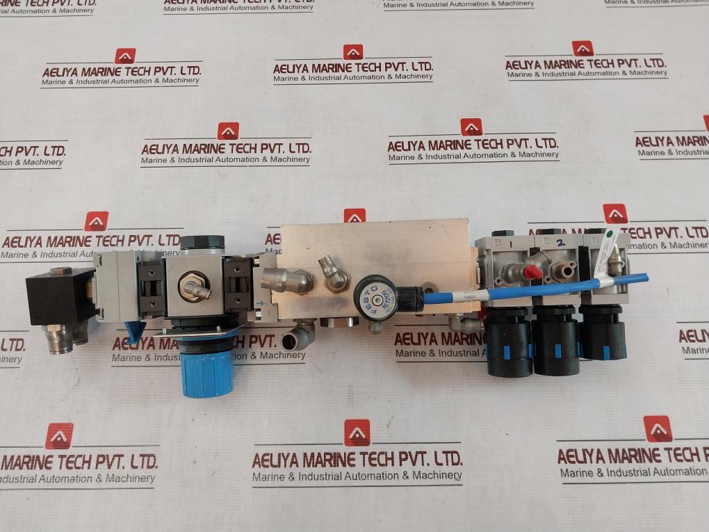 Festo Hea?M2?G1/2 Pneumatic Service?Unit Assy Air Prep Manifold Ms4?Lrb Pev?1/4A