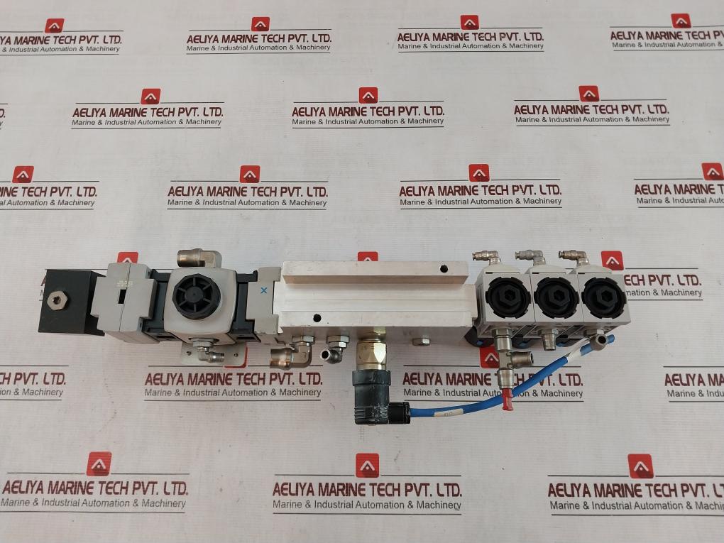 Festo Hea?M2?G1/2 Pneumatic Service?Unit Assy Air Prep Manifold Ms4?Lrb Pev?1/4A