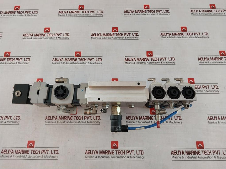 Festo Hea?M2?G1/2 Pneumatic Service?Unit Assy Air Prep Manifold Ms4?Lrb Pev?1/4A