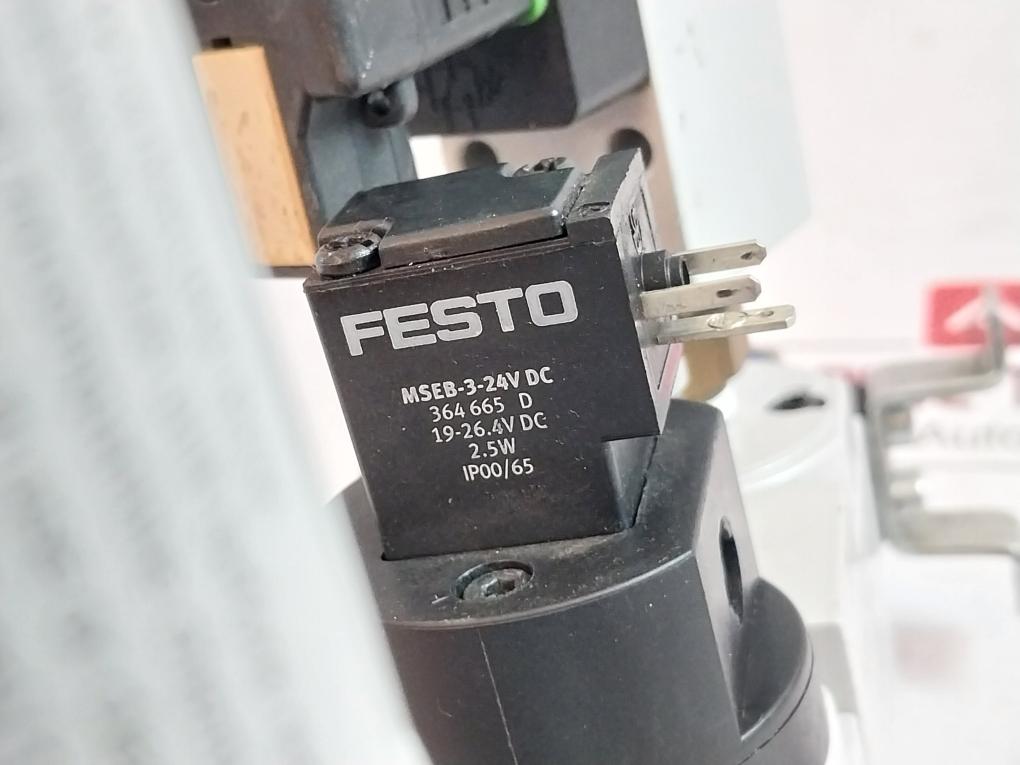 Festo Hee-d-mini-24 Air Preparation Unit 19-26.4V Dc 2.5W Ip00/65 36Psi/0,25Mpa
