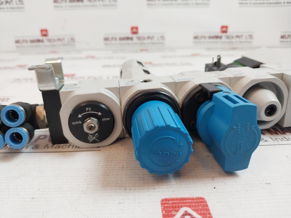 Festo Hee-d-mini-24 Air Preparation Unit 19-26.4V Dc 2.5W Ip00/65 36Psi/0,25Mpa