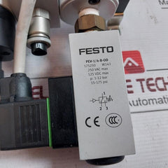 Festo Hee-d-mini-24 Air Preparation Unit 19-26.4V Dc 2.5W Ip00/65 36Psi/0,25Mpa
