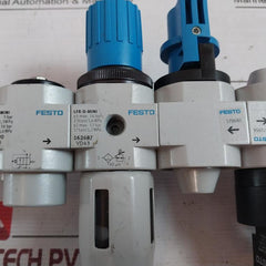 Festo Hee-d-mini-24 Air Preparation Unit 19-26.4V Dc 2.5W Ip00/65 36Psi/0,25Mpa
