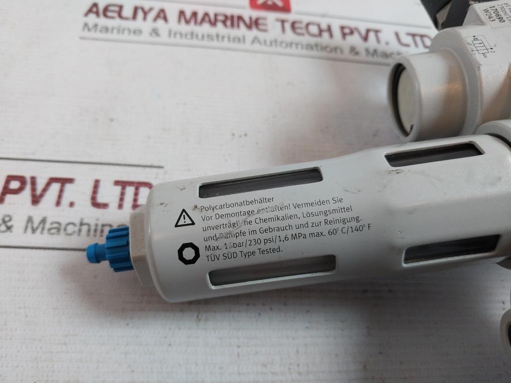 Festo Hee-d-mini-24 Air Preparation Unit 19-26.4V Dc 2.5W Ip00/65 36Psi/0,25Mpa