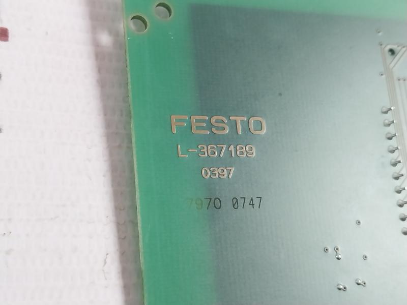 Festo K-367189 Pcb For Control Module 390744 V1.7 L-367189