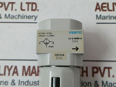 Festo Lf-d-mini-a Filter 180 Psi/1,2 Mpa 12 Bar 60C/140F 739605