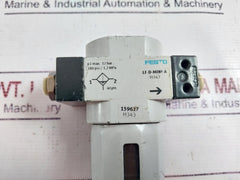 Festo Lf-d-mini-a Pneumatic Filter 180 Psi/1,2 Mpa