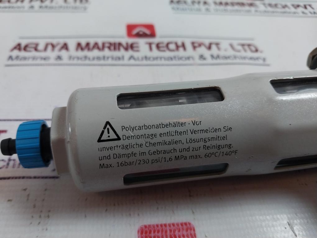 Festo Lf-d-mini-a Pneumatic Filter 180 Psi/1,2 Mpa