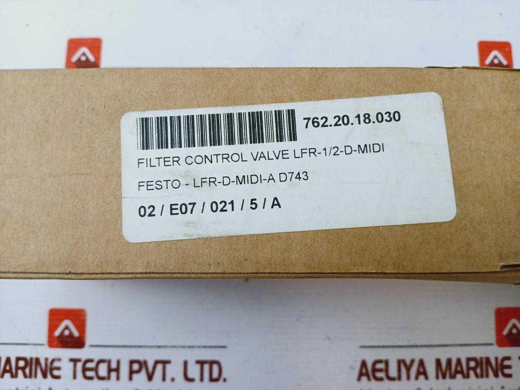 Festo Lfr-d-midi Filter Regulator Unit With Pressure Gauge 16bar/230 Psi/1,6 Mpa