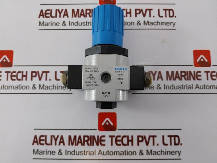 Festo Lr-d-7-o-mini Pressure Regulator, Used, 16bar Max, 1/4'' Npt