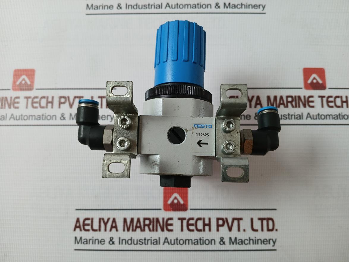 Festo Lr-d-mini Pressure Regulator 159625 16Bar 240Psi / 1,6Mpa 0-220 Psi 12Bar