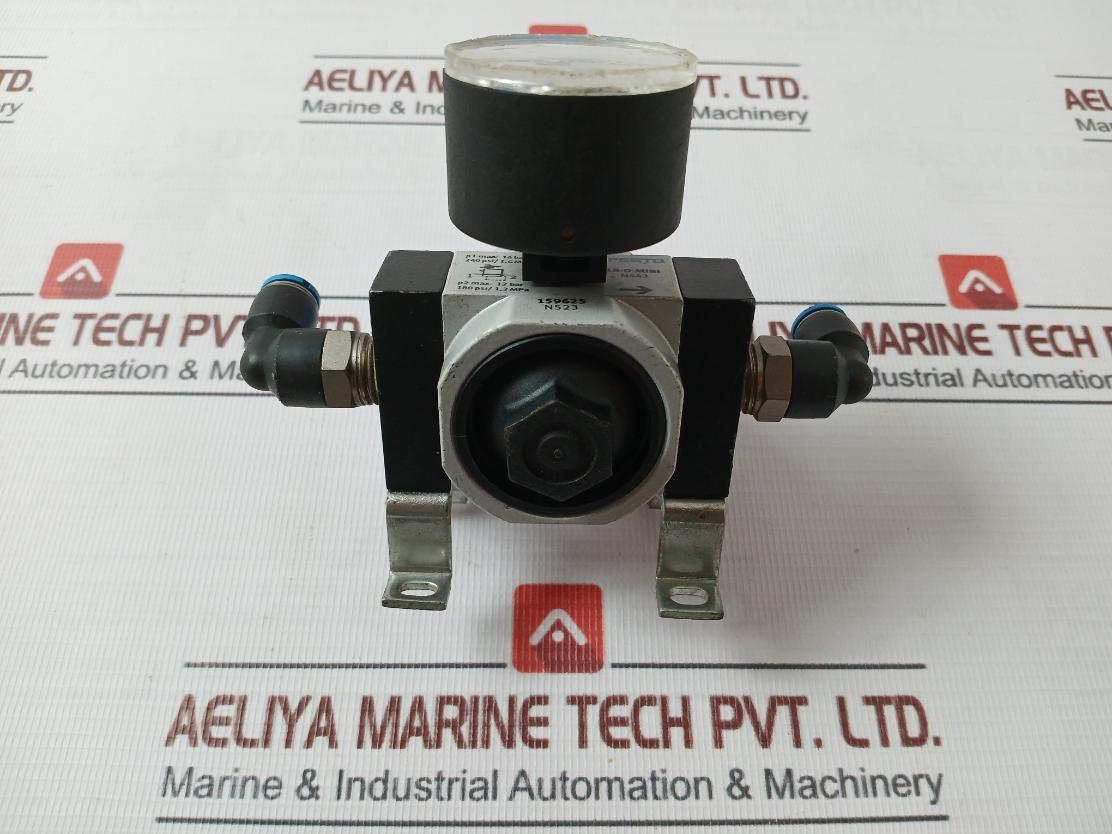 Festo Lr-d-mini Pressure Regulator 159625 16Bar 240Psi / 1,6Mpa 0-220 Psi 12Bar