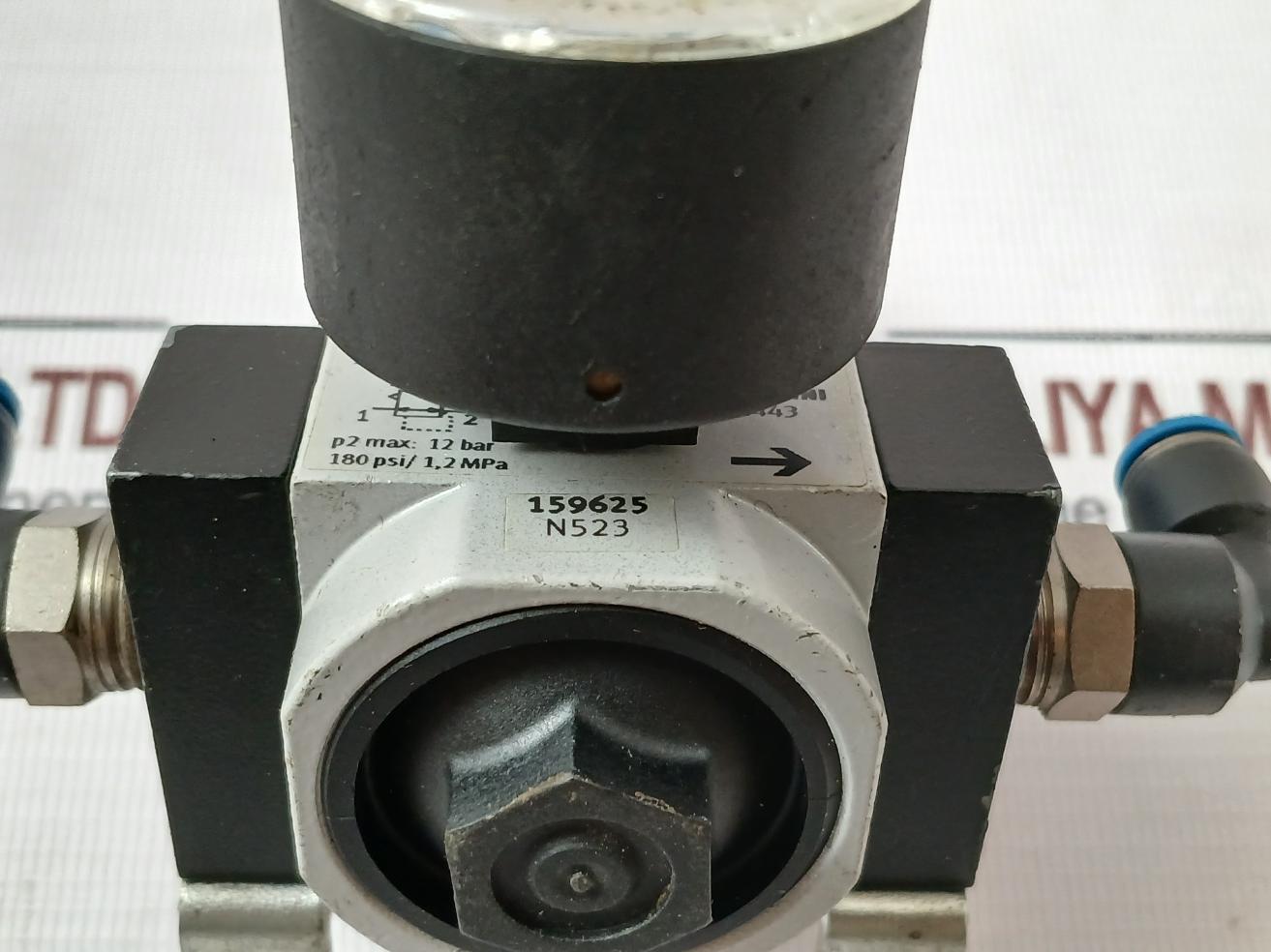 Festo Lr-d-mini Pressure Regulator 159625 16Bar 240Psi / 1,6Mpa 0-220 Psi 12Bar