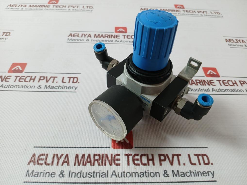 Festo Lr-d-mini Pressure Regulator 159625 16Bar 240Psi / 1,6Mpa 0-220 Psi 12Bar