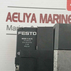Festo Mebh-5/3B-d-2-zsr-c Solenoid Valve 40-145Psi 20.4-26.4V Dc
