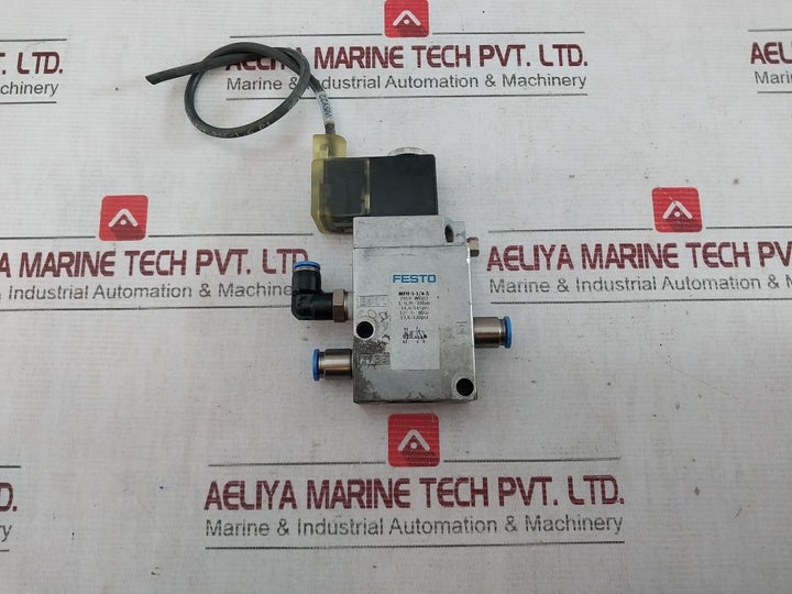 Festo Mfh-3-1/4-s Solenoid Valve 7959 Wd02 4-145Psi 8-120Psi 1-8Bar 50/60Hz