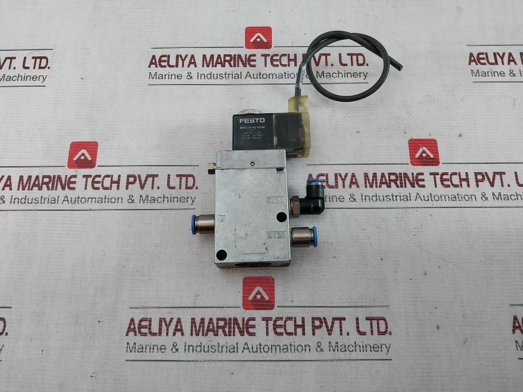 Festo Mfh-3-1/4-s Solenoid Valve 7959 Wd02 4-145Psi 8-120Psi 1-8Bar 50/60Hz