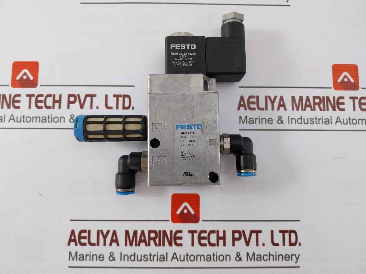 Festo Mfh-3-1/4 Solenoid Valve 42V Ac 50/60Hz 4.5W