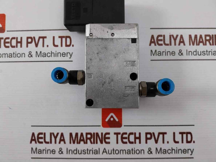 Festo Mfh-3-1/4 Solenoid Valve 75-116Psi 24Vac 50/60Hz Ip00/65