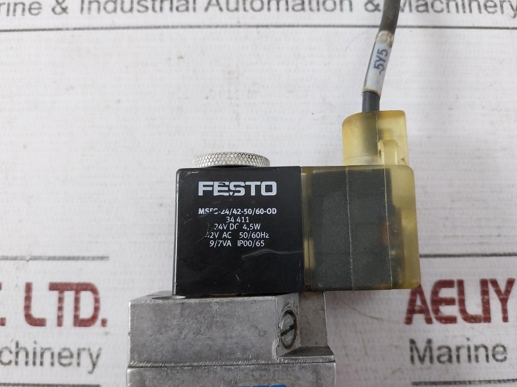Festo Mfh-3-1/8 Solenoid Valve 24V Dc 4.5W 10A 250V