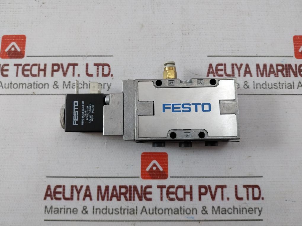 Festo Mfh-5-1/8-b 19758 Air Solenoid Valve 2-10Bar 28-145Psi