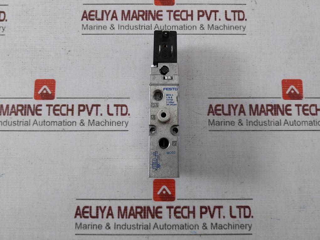 Festo Mfh-5-1/8-b 19758 Air Solenoid Valve 2-10Bar 28-145Psi