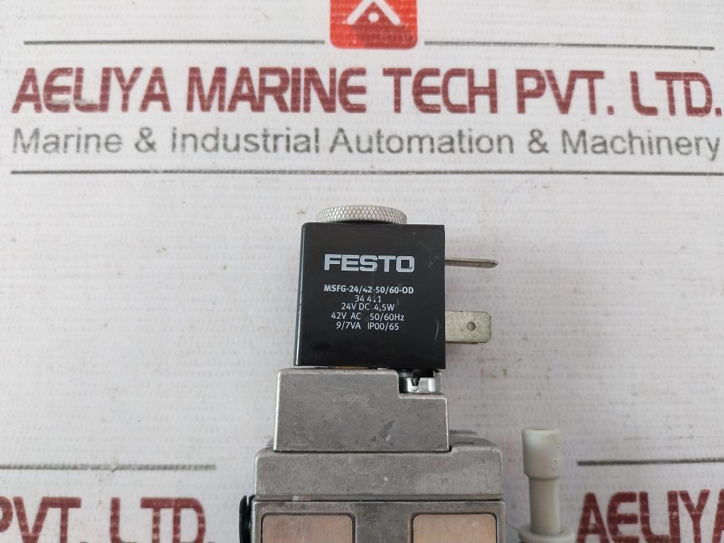 Festo Mfh-5-1/8-b Solenoid Valve 2-10Bar Msfg-24/42-50/60-od