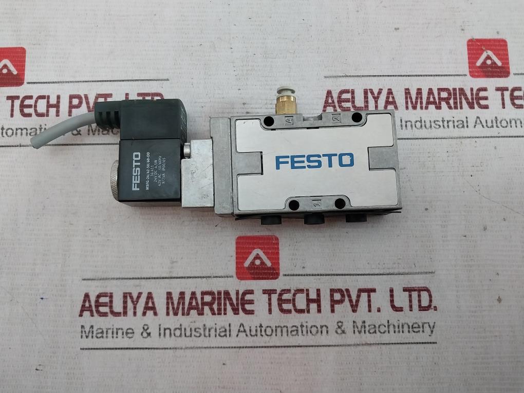 Festo Mfh-5-1/8-b Solenoid Valve 28-145Psi 2-10Bar 24Vdc 4.5W 42Vac