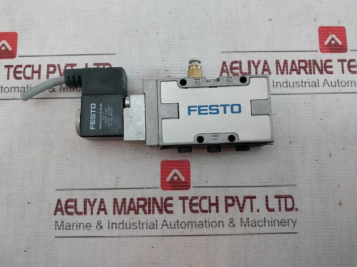 Festo Mfh-5-1/8-b Solenoid Valve 28-145Psi 2-10Bar 24Vdc 4.5W 42Vac