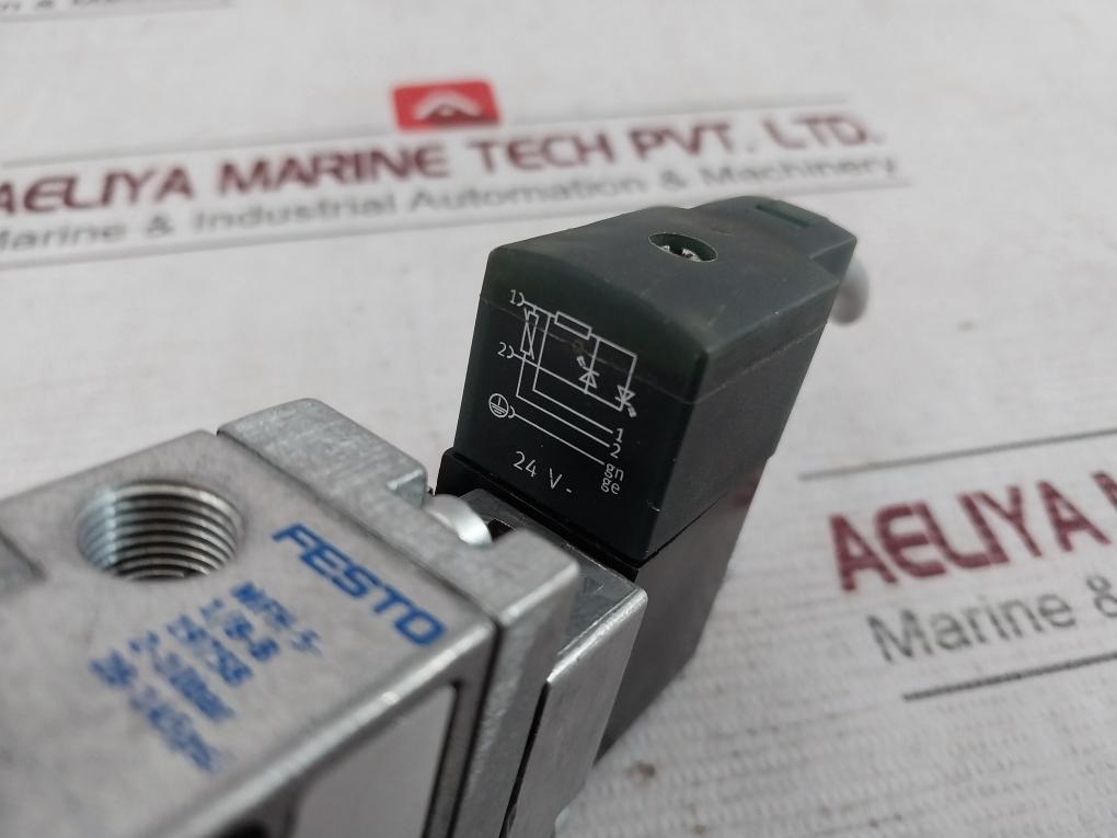Festo Mfh-5-1/8-b Solenoid Valve 28-145Psi 2-10Bar 24Vdc 4.5W 42Vac